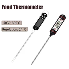 Instant Read Digital Meat Thermometer BBQ Grill Smoker For Kitchen Food Cooking
