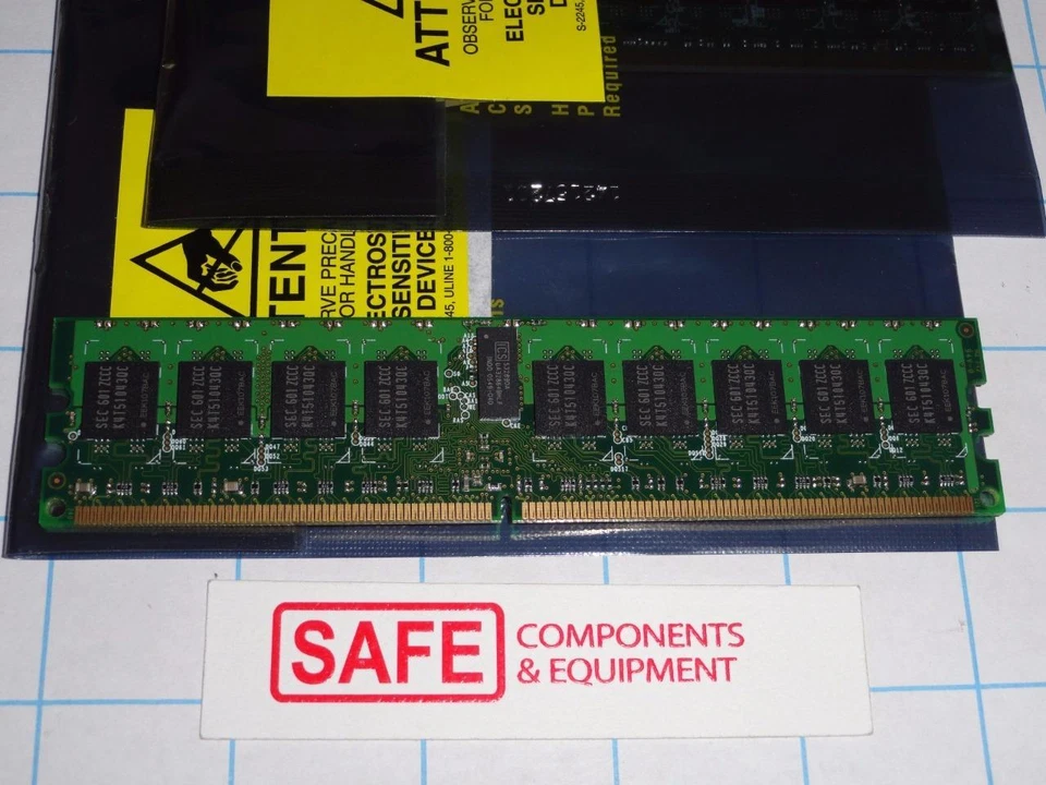 2GB 2x1GB Samsung M393T2950CZP-CCCQ0 HP 345133-051 240p DDR2-400 ECC DIMM MM-290 - Image 2 of 2