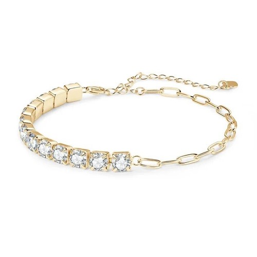 4CT Round Cut Lab-Created Diamond Women's Bolo Bracelet 14K Yellow Gold Plated - Picture 6 of 11