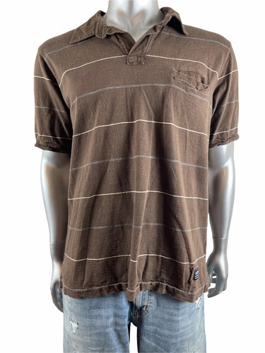 Vintage Nautica Jeans Co Striped Polo 