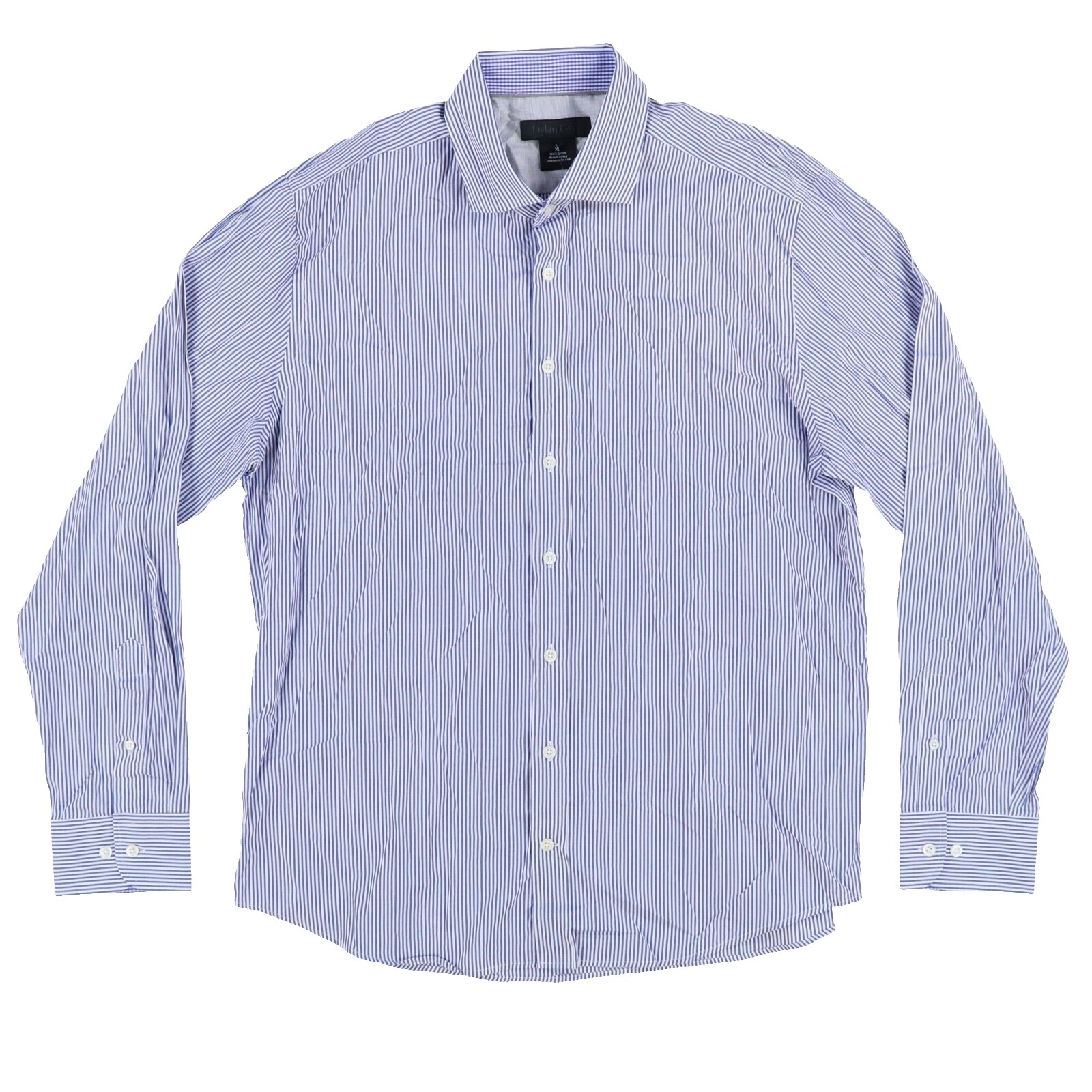 Wool Striped Casual Button-Down Shirts for Men