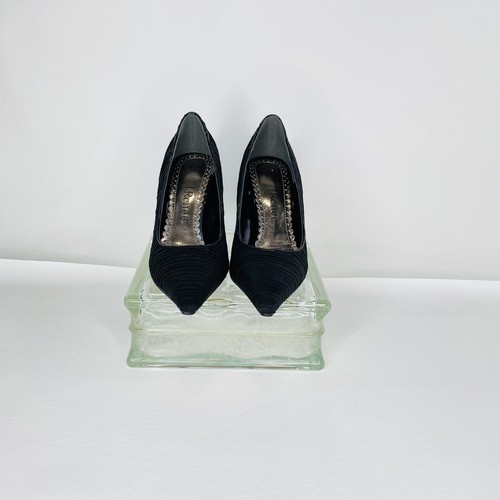 Stiletto satinado negro plisado para mujer J. Renee' Sana - Imagen 5 de 7
