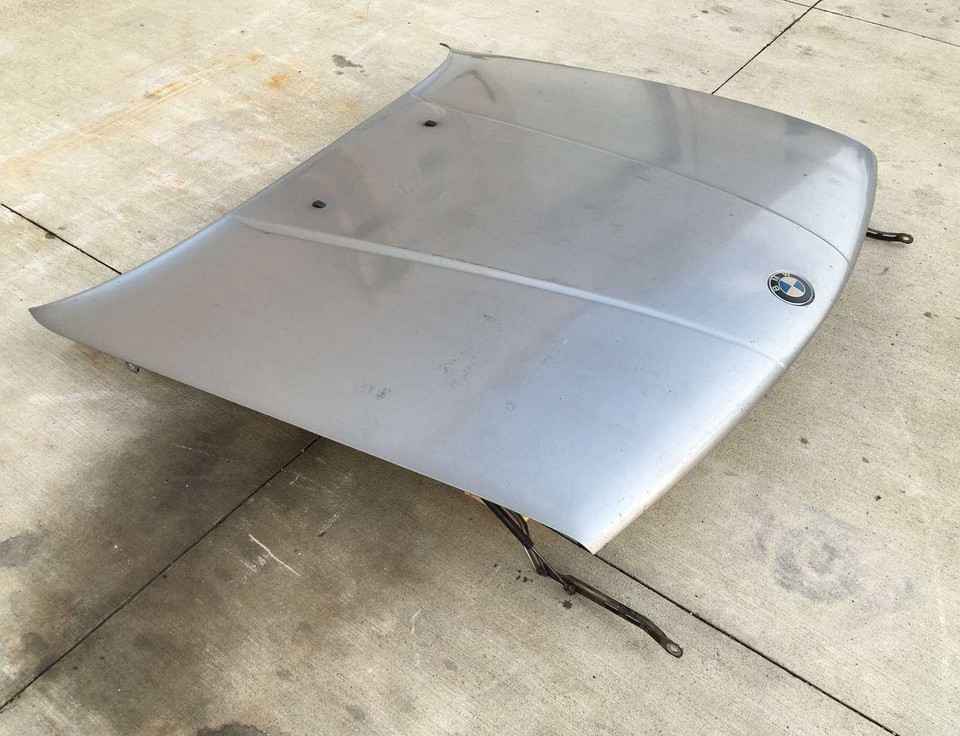 BMW E34 5-Series Narrow Grille Hood Salmon Silver Gray Grey M5 1989 ...
