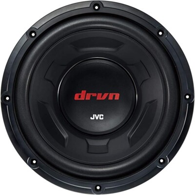 NEW JVC CW-DR124 DRVN 12'', 350W RMS Single  SVC, 4-Ohm Car Audio Subwoofer
