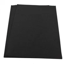 Craft Foam Sheets--12 x 18 Inches - Black - 5 Sheets-2 MM Thick