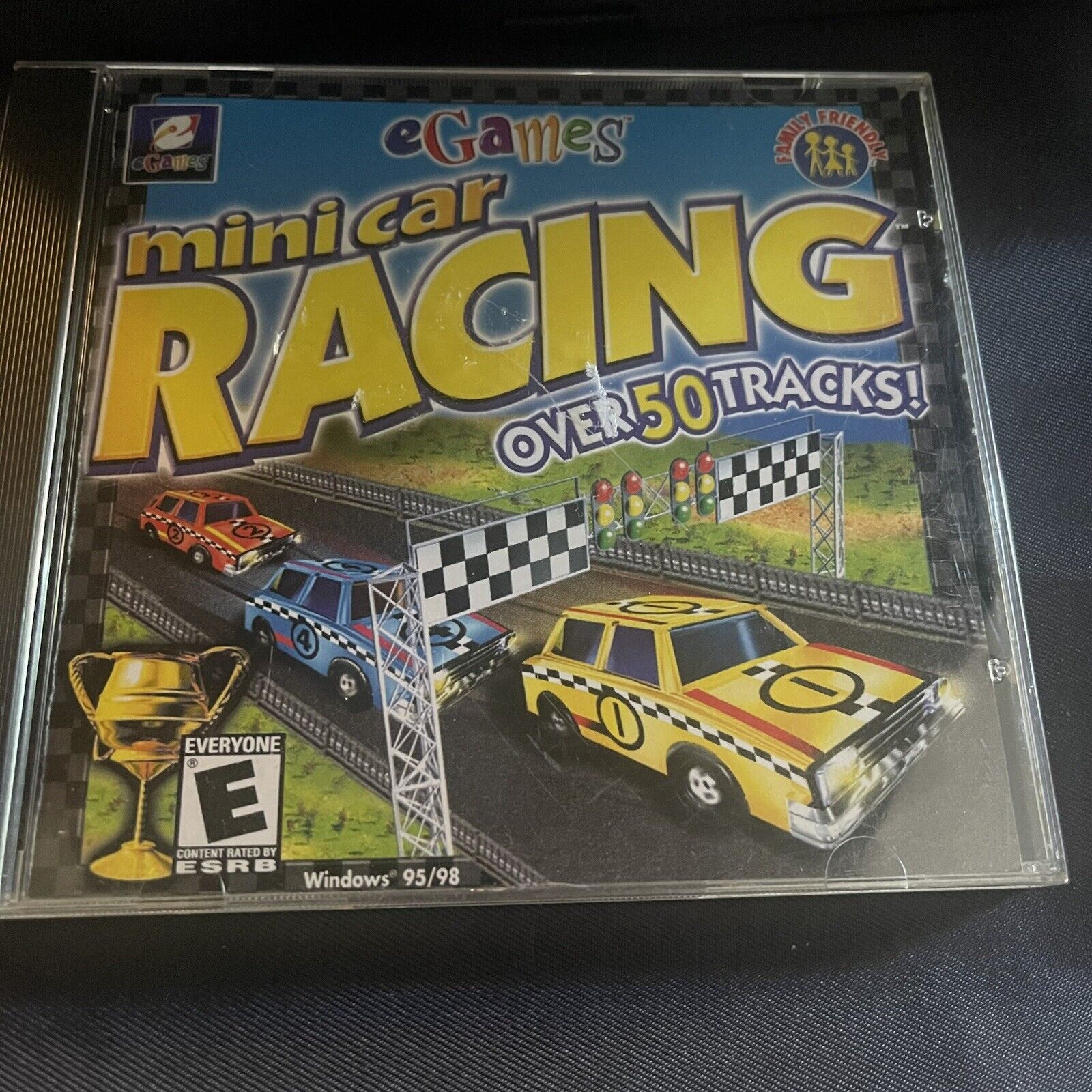 Mini Car Racing (PC, CD-ROM) eGames, Inc. - 2001 USA, Canada Release -  Eli's Software Encyclopedia