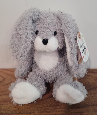 Ganz Gray Plush Rabbit Bunny Floppy Ears 10