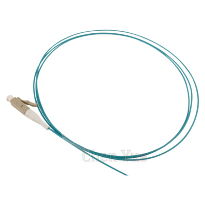 50Pcs 1.5M 50/125 OM3 LC UPC MultiMode Simplex 0.9mm Fiber Optical Pigtail Cable