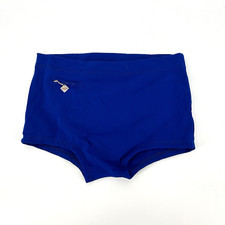 70er Jahre Vintage Badehose Badeshorts Erima Blau Nylon Herren Small W32