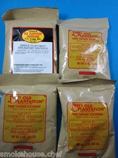 VARIETY 4 packs of Old Plantation Pan Sausage Seasoning for 100 LBS Venison Pork