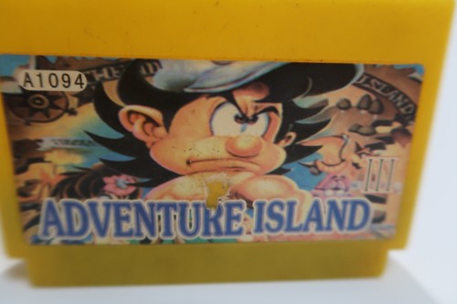 Adventure Island Famiclone 90`s Pegasus Famicom 60 pin Nes TV Game cartridge - Picture 3 of 3