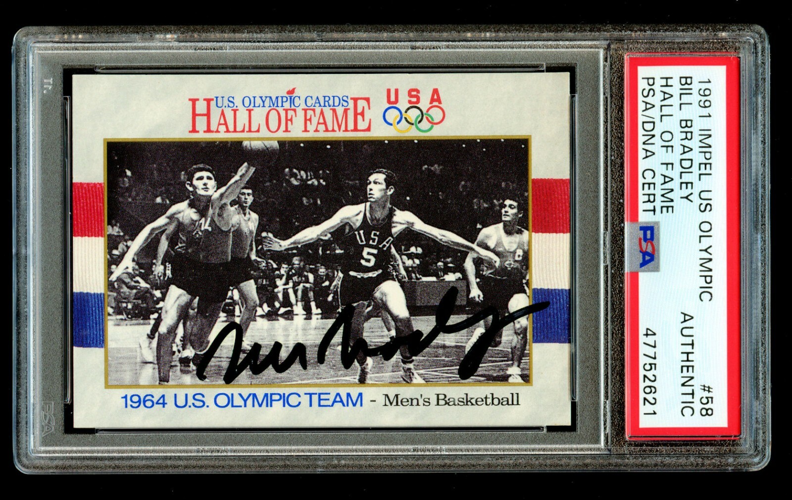 Bill Bradley Autographed Memorabilia | Signed Photo, Jersey, Collectibles &  Merchandise