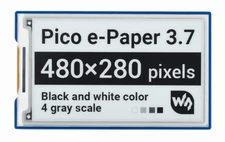 Waveshare 3.7inch E-Paper E-Ink Display Module for Raspberry Pi Pico 480×280