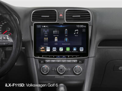 Alpine ILX-F115D Multimedia Kit Für Volkswagen Golf 6 VI (5K1) Serie Ab 20...