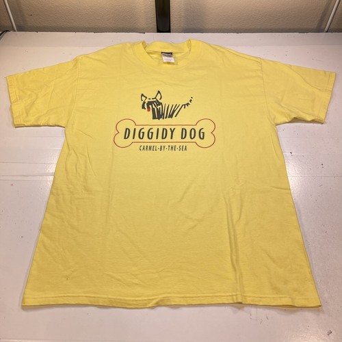 CAMISETA DIGGIDY DOG CARMEL BY THE SEA California Talla Para Hombres L Hanes Beefy T - Imagen 2 de 4