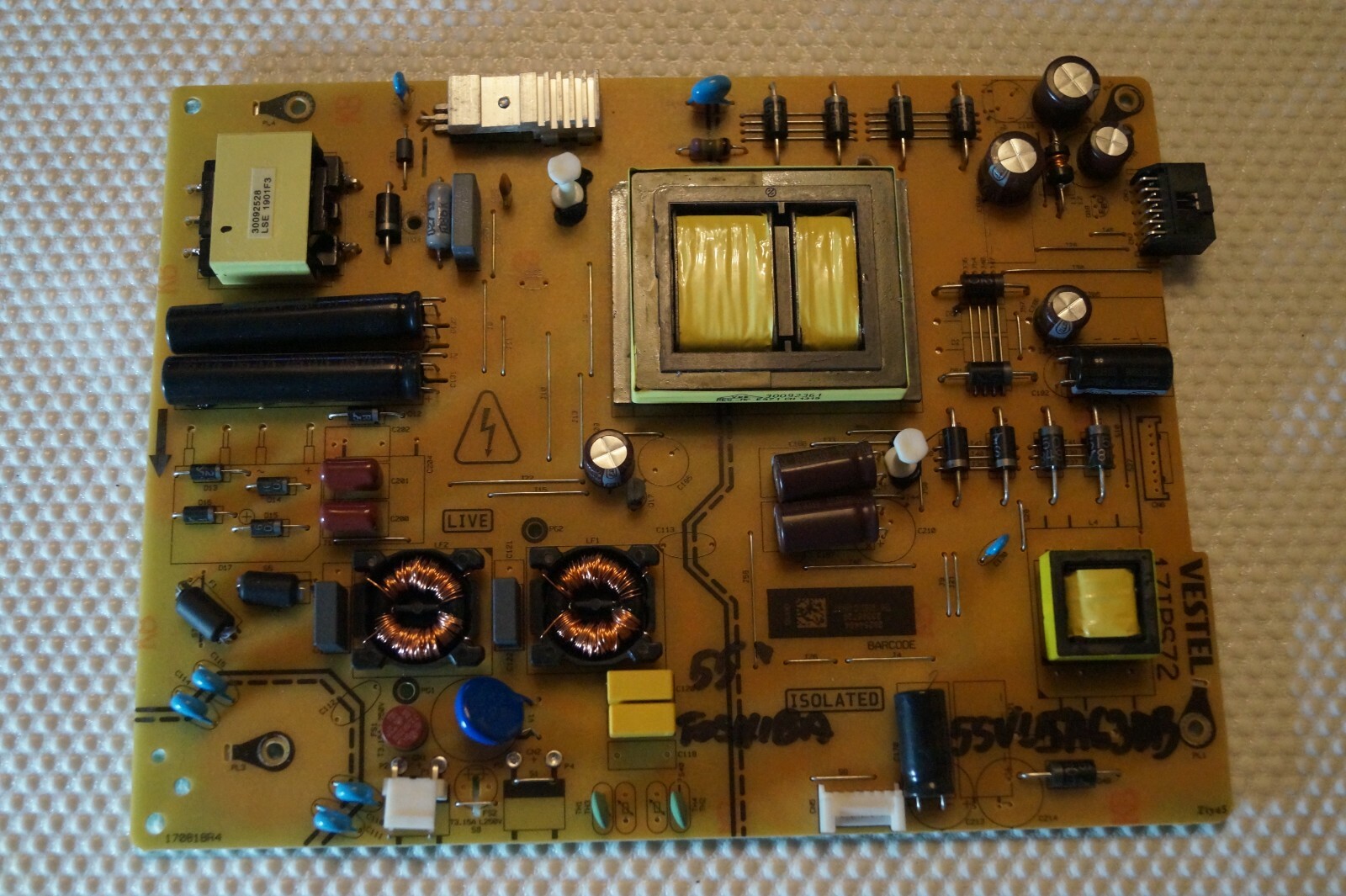 PSU POWER SUPPLY BOARD 17IPS72 23395729 FOR 55"" TOSHIBA 55U6763DB LED SMART TV