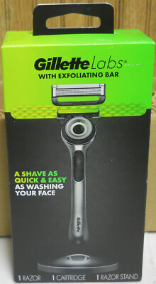 Gillette Labs Mens Razor Handle- Stand- + 1 Cartridge