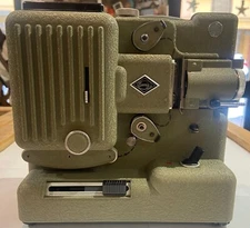 Eumig Wien Type P8 Projector. With Case and Coil - Working.