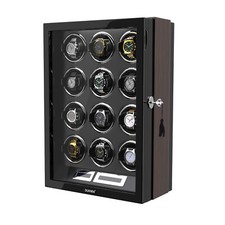 DUKWIN Automatische LED Uhrenbewegerbox 12 Uh...