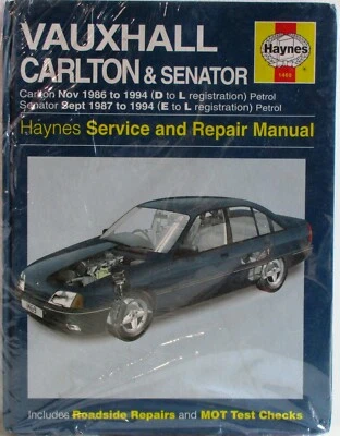 Haynes - Opel Carlton & Senator (Essence) Service & Manuel de Réparation - Photo 1/4