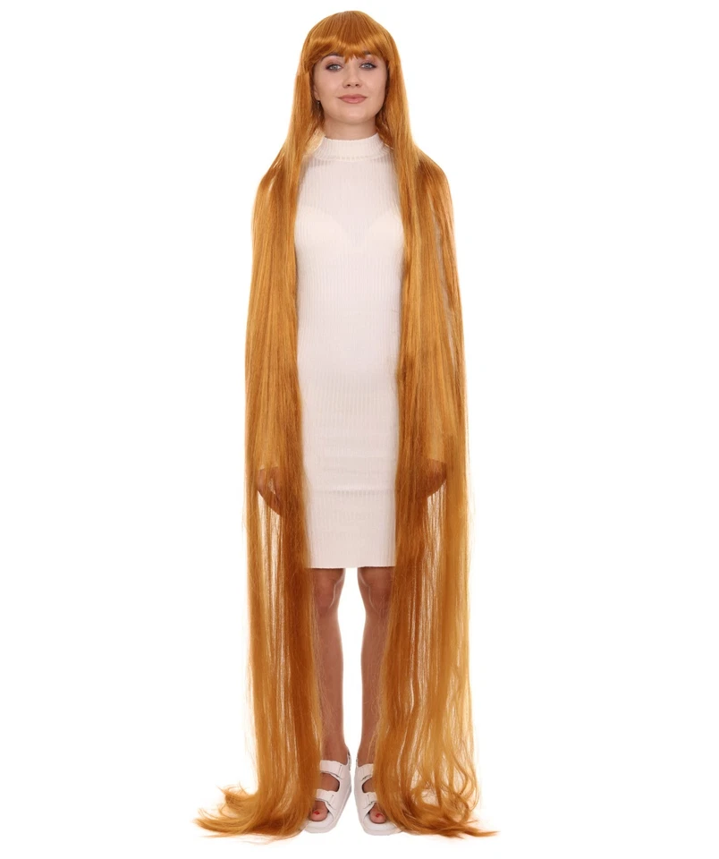70" Extra Long Straight Wig with Bang Cosplay Party Fancy Hair Multiple Colors - Image 3 of 4