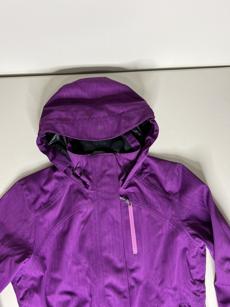 Athleta Purple Full Zip Hooded Jacket 265306-02 Size XS | eBay