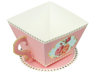 8x Tea Party Decorations Alice In Wonderland Teacup Favour Sweet Holders TeaPart