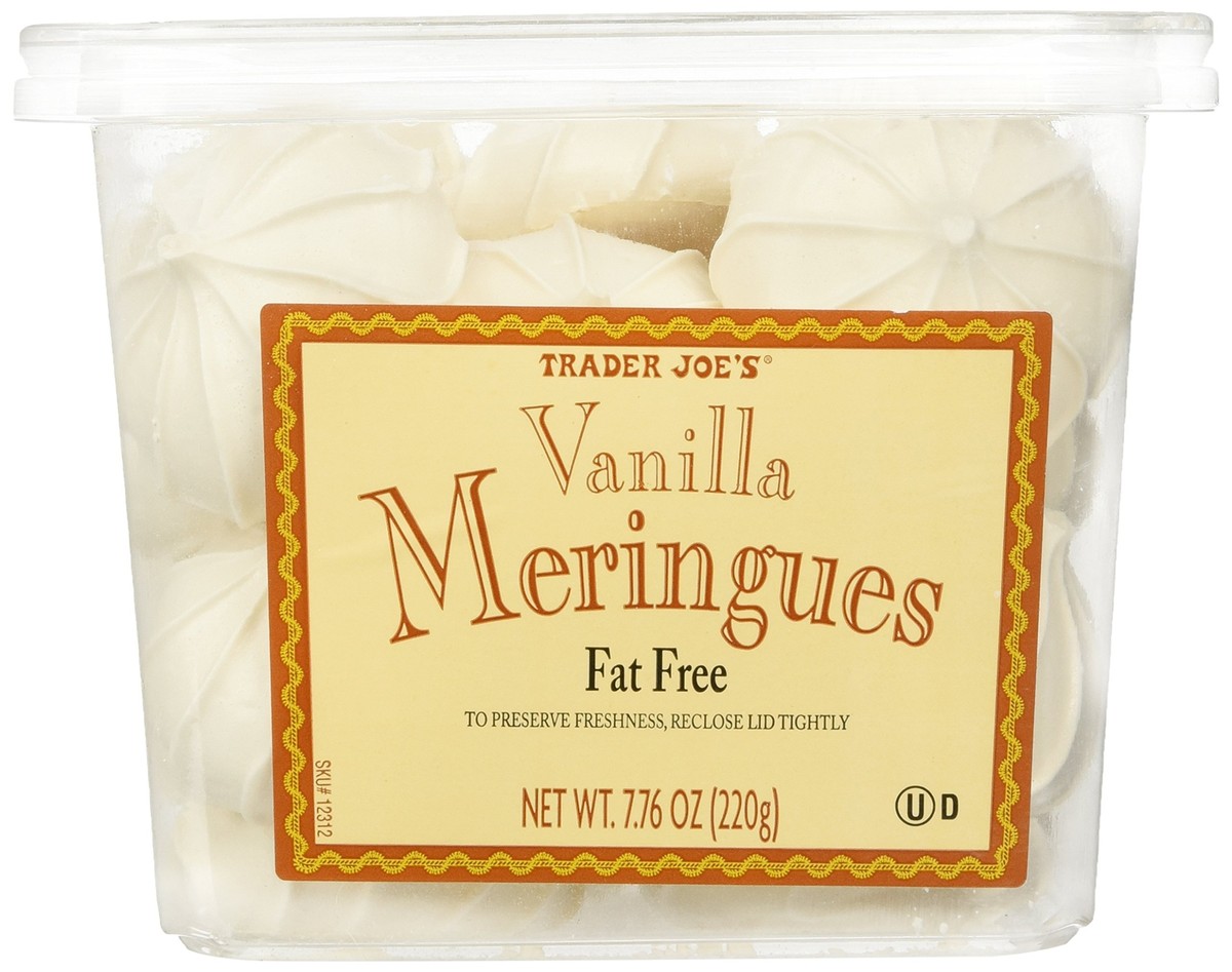 Trader Joe's Vanilla Meringues 7.76 oz Gluten Free Fat Free Light