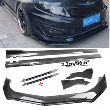 For Kia Optima 2010-20 Carbon Fiber Front Bumper Lip Spoiler Side Skirt Body Kit For Kia Optima 2010-20 Carbon Fiber Front Bumper Lip Spoiler Side Skirt Body Kit