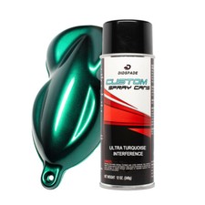 Ultra Turquoise Interference Pearl Spray Paint - Ghost Pearl Spray Paint 12oz