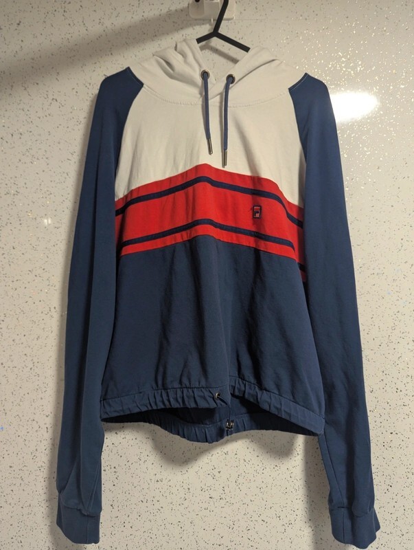 FILA Y2K Felpa con cappuccio cropped Stile retrò look iconico