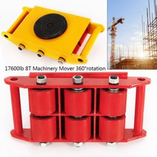 6/8/12 Ton Machinery Roller Mover Machine Heavy Duty Dolly Skate Cargo Trolley
