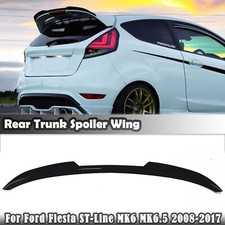 Rear Trunk Spoiler Wing For Ford Fiesta St-line Mk6 Mk6.5 2008.6-2017 Black Rear Trunk Spoiler Wing For Ford Fiesta St-line Mk6 Mk6.5 2008.6-2017 Black