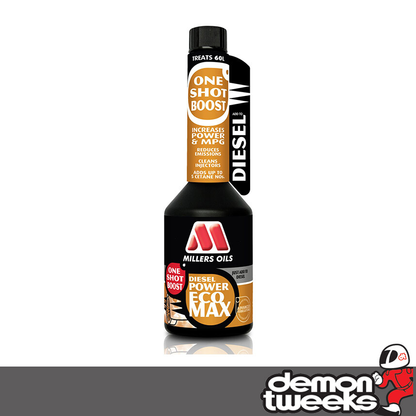 1 x Millers Oils Diesel Power Eco Max Fuel Additive (One Shot Boost