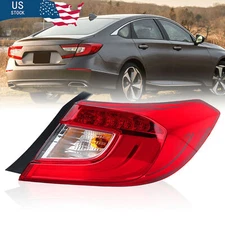 For 2018 2019-2022 Honda Accord Outer Passenger Tail Light Rear Brake Stop Lamps