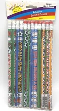 Vintage 2003 Pencils Novelty Religious Unsharpened Fun Express Pencils NOS