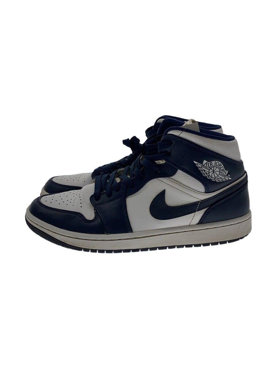 Nike High Top Sneakers AIR JORDAN 1 MID White 554724-174 MID-WHT 