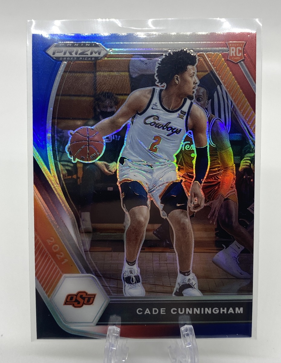 Cade Cunningham 2021-22 Panini Prizm Draft Picks Red White Blue 