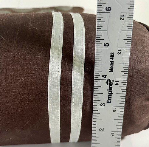 2 Matching Throw Pillows Cushions Home Decor Brown, White Bolster & Rectangular - Picture 4 of 8