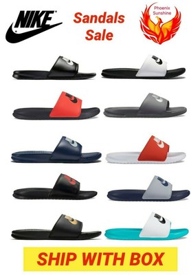  SHIP WITH SHOE BOX Nike Mens Benassi JDI Sandals 343880 Size 7 to 15