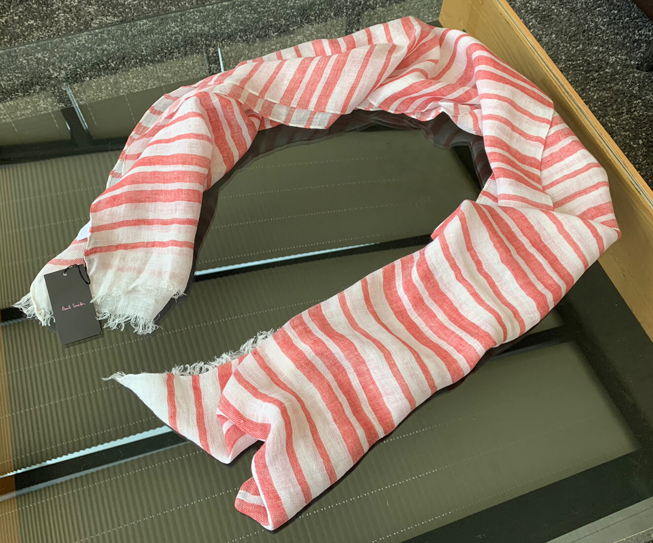 paul smith linen scarf