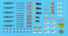N Scale - United Electric Truck Decals