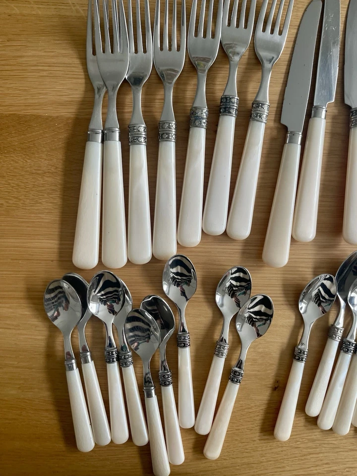 TCM Tchibo Palace Perlmutt-Optik Besteckset - Bild 2 von 4