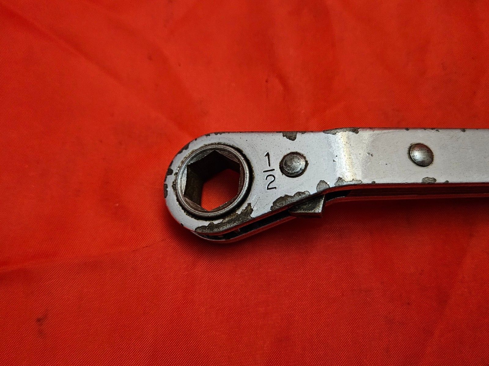 MAC ROW1618 1/2" X 9/16" 6 Point Offset Ratcheting Double Box End Wrench SAE S14