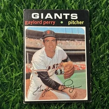 1971 Topps #140 Gaylord Perry San Francisco Giants HOF