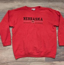 Vintage 90s University of Nebraska Cornhuskers CL Apparel Crewneck Size L