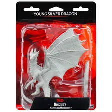 D&D Nolzur's Marvelous Miniatures: Unpainted Minis- Wave 11- Young Silver Dragon