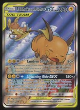 2019 Pokemon Sun & Moon Unified Minds #221 Raichu & Alolan Raichu GX on eBay