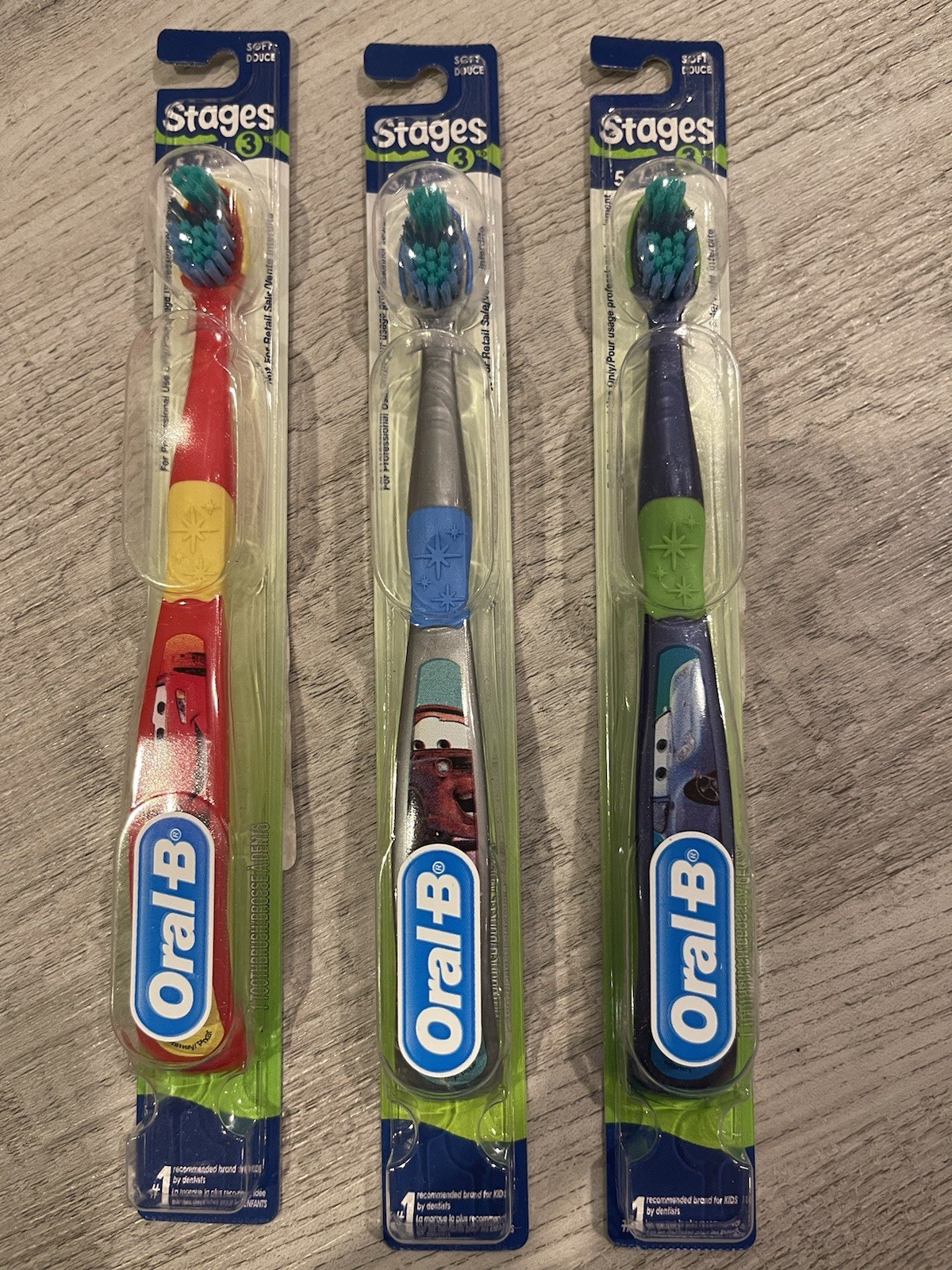 Lightening Mcqueen, Mater, Larry 5-7 Yr