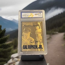 2001 23 KT GOLD CAL RIPKEN JR Farewell to a Legend Limited WCG GEM-MT 10